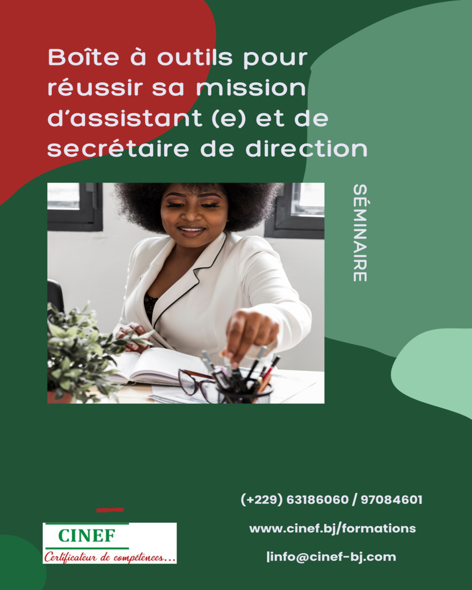 BOITE A OUTILS POUR REUSSIR SA MISSION D'ASSISTANT (E) ET DE SECRETAIRE DE DIRECTION